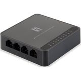LevelOne FEU-0812 netwerk-switch Unmanaged Fast Ethernet (10/100) Zwart
