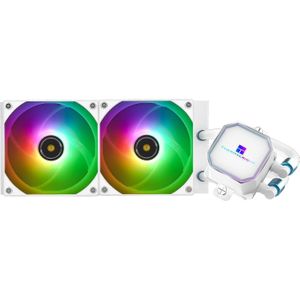 Thermalright Kit Waterkoeling AIO Frozen Prism RGB - 240mm (Blanc), CPU waterkoelers, Wit
