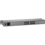 LevelOne FEP-1601 netwerk-switch Fast Ethernet (10/100) Power over Ethernet (PoE) Grijs, Metallic