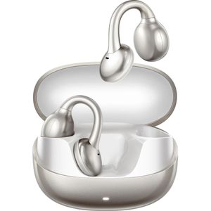 Joyroom Openfree Headphones Open-ear, Wireless - White (Draadloze), Koptelefoon, Zilver
