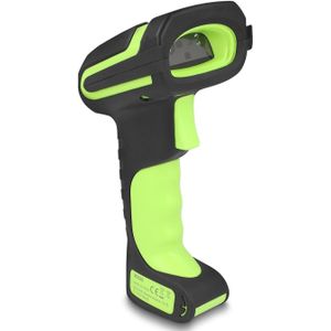 Delock Industrie Barcode Scanner 1D und 2D für 433 MHz oder (1D streepjescodes, 2D-streepjescodes), Barcode scanner, Zwart, Groen