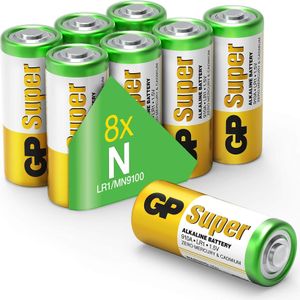 GP Batteries GP Super Alkaline Batterijen Dame (8 Pcs., LR1), Batterijen