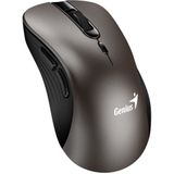 Genius Ergo 8100S/Ergonomická/Optická/Pro praváky/1 600 DPI/Bezdrátová USB/Champagne Titanium (Draadloze), Muis