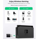 UGREEN - Bluetooth V5.0 Adapter - Zender - Zwart - Geschikt voor PS5 en Switch