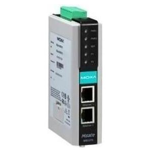 Moxa MGATE MB3270-T - Uitgebreide Modbus gateway met 2 aansluitingen, bedrijfstemperatuur -40 tot 75 °C, Router