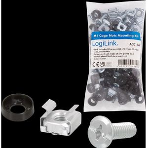 LogiLink AC0114, Accessoires voor serverkasten, Zilver
