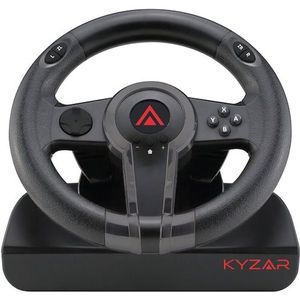 Kyzar - Racing Wheel - Voor Nintendo Switch - Zwart - Stuurwiel