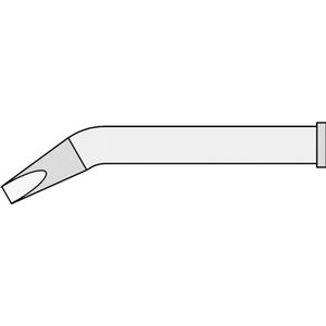 Weller Erem Weller XT MX soldeerstift beitelvormig, gebogen Tipgrootte 3,2mm Tiplengte 53,5mm Inhoud 1pc. (Soldeerstift), Soldeer accessoires