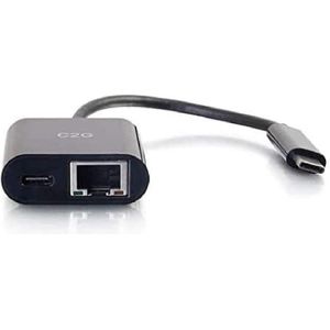 C2G USB Type-C naar, Netwerkadapter, Zwart