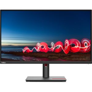 Lenovo ThinkVision T27i-30 VGA/HDMI/DP (1920 x 1080 Pixels, 27"), Monitor, Zwart