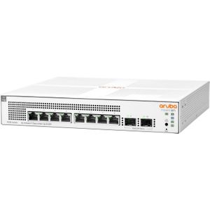 Aruba Instant On 1930 PoE Klasse 4 2SFP Schakelaar (8 ports), Netwerkschakelaar, Wit