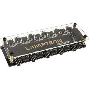 Lamptron - SP901-ARGB Hub - Zwart - 10x 4-pins en 10x 3-pins Aansluitingen
