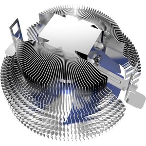 Pccooler E90 75W TDP (57 mm), Processorkoeler, Blauw