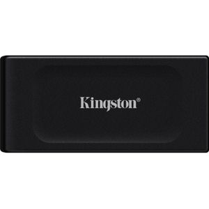 Kingston XS1000 1TB SSD Zakformaat USB 3.2 Gen 2 Externe Solid State Drive tot 1050 MB/s (1 TB), Externe SSD, Zwart