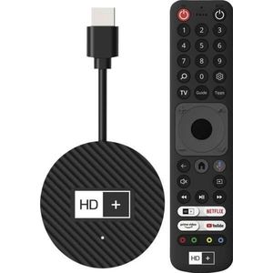 HD Plus IP TV-stick - Met Afstandsbediening - Plug-and-Play