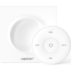 Synergy 21 led afstandsbediening mini afstandsbediening 2.4ghz (w) dual wit (cct) *milight/miboxer* (Apparaat-specifieke afstandsbediening), Afstandsbediening, Wit