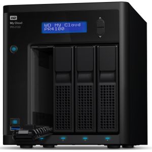 WD MyCloud PR4100 (0 TB), Netwerkopslag, Zwart