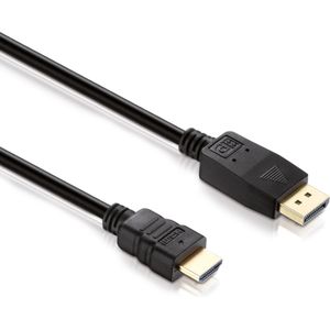 Helos Herweck video / audio kabel (1 m, DisplayPort, HDMI), Videokabel