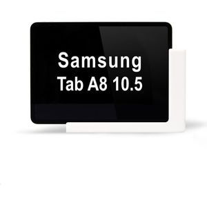 TabLines TWP018W Muurbeugel voor Samsung Tab A8 10.5 (2022), wit, Tablethouder, Wit