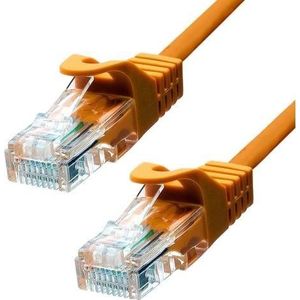 ProXtend U/UTP CAT5e PVC AWG 24 CU Oranje 30CM (U/UTP, CAT5e, 0.30 m), Netwerkkabel