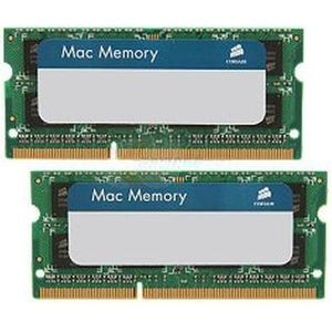 Corsair - Mac Memory - RAM Geheugen - 8 GB - 2 x 4 GB - SO DIMM 204-PIN - 1333 MHz