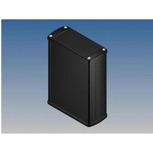 Auction ALUMINIUM BEHUIZING - ZWART - 145 x 105,9 x 45,8 mm (Huisvesting), Elektronica benodigdheden + Behuizing, Zwart