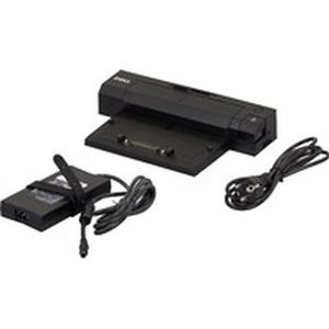 Dell Geavanceerde poortreplicator (USB-C), Docking station + USB-hub, Zwart