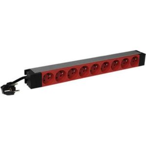 Legrand 19" 1u Pdu Met 9 Franse Stopcontacten Met Slot, UPS accessoires