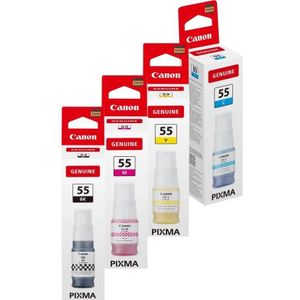 Canon, Inkt, GI-55 Inktflesjes Combo Pack
