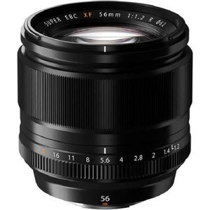 Fujifilm Fujinon XF 56mm f/1.2 R (Fujifilm Fujinon XF, APS-C / DX), Objectief, Zwart