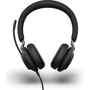Jabra Evolve2 40 SE MS Stereo NC (USB-C) (Bedraad, USB-C), Kantoorheadset, Zwart