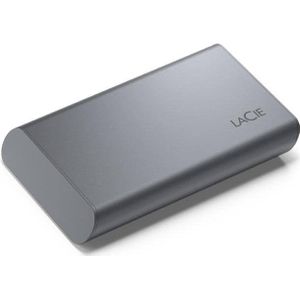 LaCie 500 GB Mobile SSD Secure (500 GB), Externe SSD, Grijs