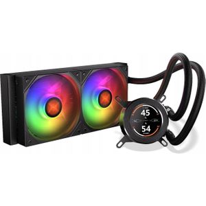 Krux - HydroGlance 240 LCD - CPU Waterkoeler - Zwart