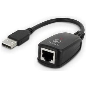 Atlantis Land A02-UTL20 - Tussenstuk voor Kabels - Zwart - USB 2.0 naar RJ45