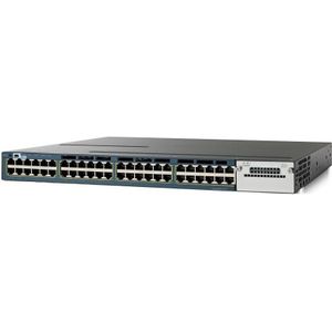 Cisco Katalysator 3560X-48P-L, PoE, Lan Base (48 ports), Netwerkschakelaar, Blauw