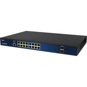 Allnet - ALL-SG8418PM - Netwerkschakelaar - 18 Poorten - Gigabit - PoE - 240W