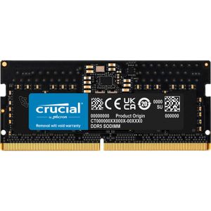 Crucial - 8GB DDR5-4800 - SODIMM - 1 x 8GB - CL40 - RAM Geheugen