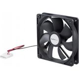 StarTech 120mm Computerkast Ventilator (120 mm, 1 x), PC ventilator, Zwart