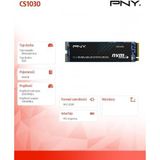 PNY - CS1030 - SSD - 250GB - M.2 NVMe - 3D Flash Geheugen