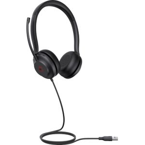 Yealink - UH35 - Kantoorheadset - Zwart - Bedraad - USB-A