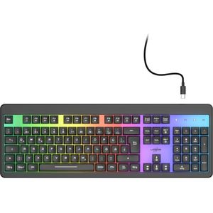 Urage Exodus 215 Verlicht (DE, Bedraad), Toetsenbord, Zwart