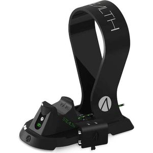 Stealth Oplaadstation + Hoofdtelefoonstandaard (Xbox serie X, Xbox One X, Xbox One S, Xbox serie S), Andere spelaccessoires, Zwart