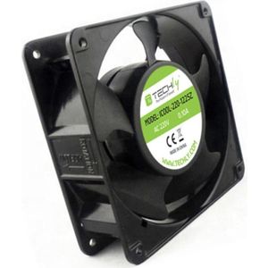 Techly - ICOOL-220-1225Z - Ventilatormodule - Zwart - Aluminium, Glasvezel, Kunststof