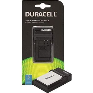 Duracell Lader met USB-kabel voor LP-E8 (Lader), Stroomvoorziening voor de camera, Zwart