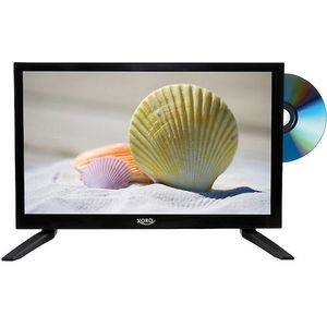 Xoro HTC 1949 V2 18.5"" LED TV met geïntegreerde DVD-speler en HD drievoudige tuner - 47 cm (18.50", LED, Klaar voor HD), TV, Zwart