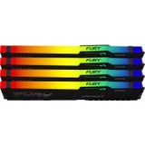 Kingston D5128GB 5600-40 Beest RGB K4 KFY (4 x 32GB, 5600 MHz, DDR5 RAM, DIMM 288 pin), RAM, Zwart