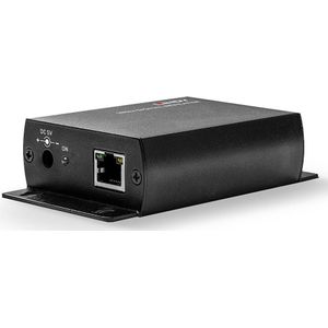 Lindy 42709 Netwerkuitbreidingsmodule Netwerkrepeater Zwart (CAT6, 0.03 m), Netwerkkabel