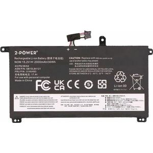 2-Power Hoofdbatterij 11.1V 6600mAh, Notebook batterij