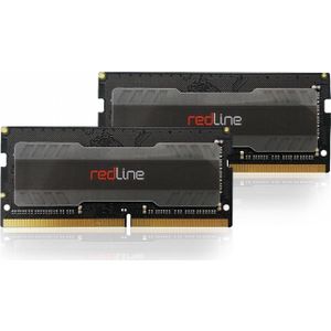 Mushkin DDR4 32GB 2666- CL - 19 Redline 1.2v Dual Kit (2 x 16GB, 2666 MHz, DDR4 RAM, SO-DIMM), RAM, Grijs