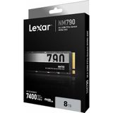 Lexar NM790 SSD - 8 TB - M.2 - PCIe 4.0 - Zwart